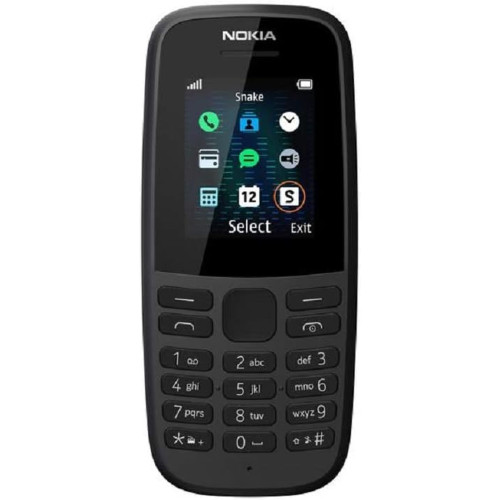 Nokia 105 nero black - black, eu